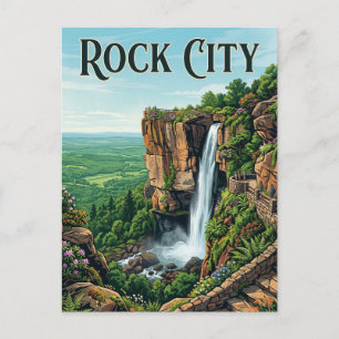 Rock City Gardens Postcard
