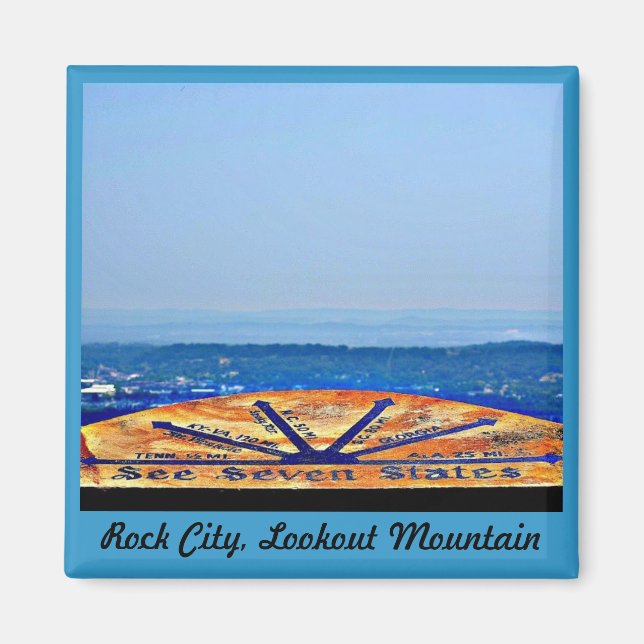 Rock City, Lookout Mountain Magnet (Front)