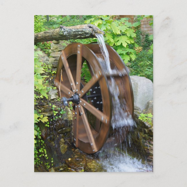 Rock City Water Wheel Postcard (Front)