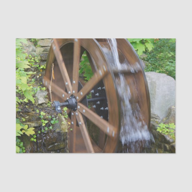 Rock City Water Wheel Tissue Paper (Front)