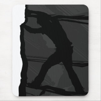 Rock Climber Bouldering Mousepad