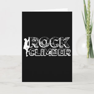Rock Climber Cute Mount Hiking Gift Card