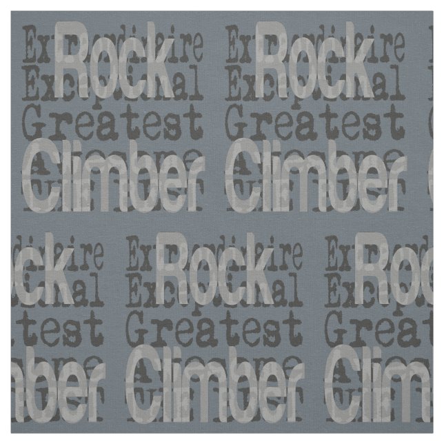 Rock Climber Extraordinaire Fabric (Swatch)