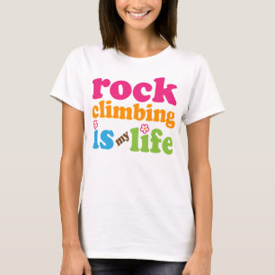 Rock Climber Gift Girls T-Shirt