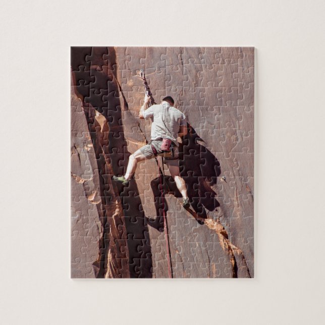 Rock Climber Jigsaw Puzzle (Vertical)