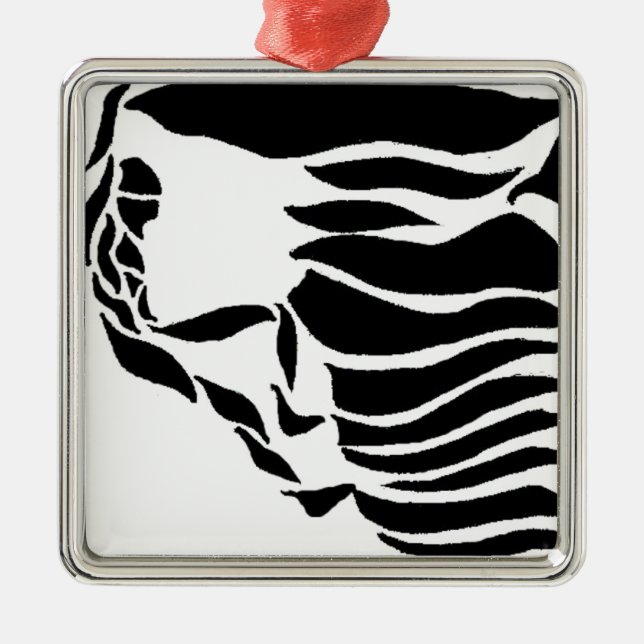 Rock Climber Metal Tree Decoration (Front)