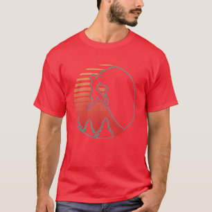 Rock Climber Mountain Wall Climbing Bouldering fri T-Shirt