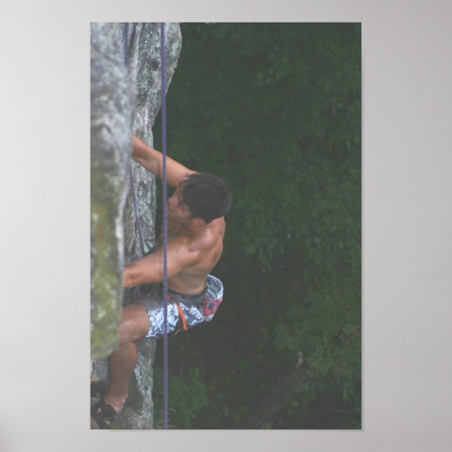 Rock Climber Poster (Front)