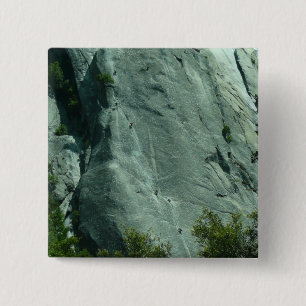 Rock Climbers on El Capitan 15 Cm Square Badge