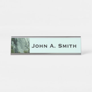 Rock Climbers on El Capitan Desk Name Plate
