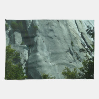 Rock Climbers on El Capitan Tea Towel
