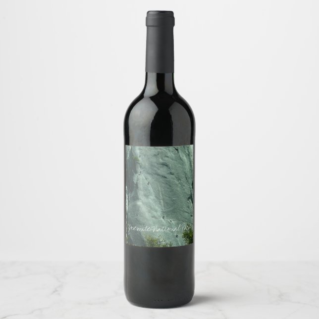 Rock Climbers on El Capitan Wine Label (Front)