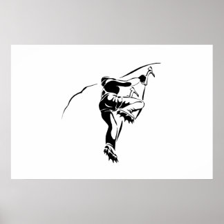 Rock Climbing 3 Poster