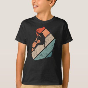 Rock Climbing Art Mountain Climber & Hiker T-Shirt