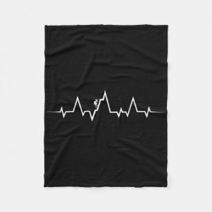 Rock Climbing - Bouldering Climber Indoor Sports L Fleece Blanket