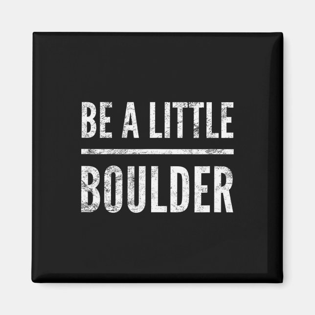 Rock Climbing Bouldering Distressed Hiking Gift Ki Magnet (Front)