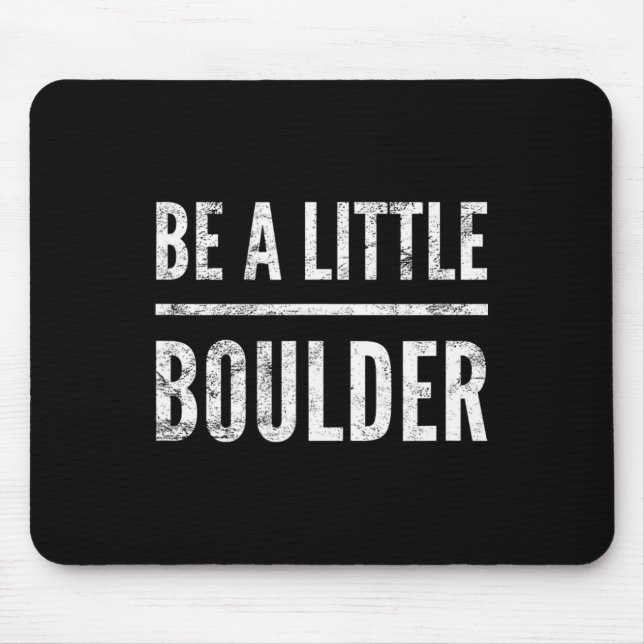 Rock Climbing Bouldering Distressed Hiking Gift Ki Mouse Pad (Front)