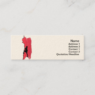Rock Climbing Business Card