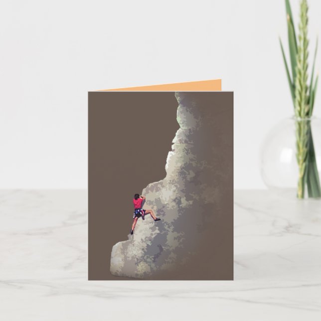 Rock Climbing Card (Front)