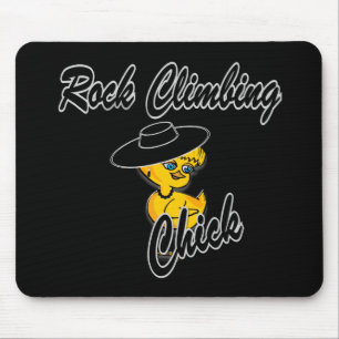 Rock Climbing Chick #4 Mouse Pad