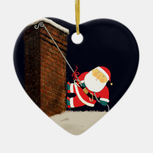 Rock Climbing Christmas Collectable Ceramic Tree Decoration