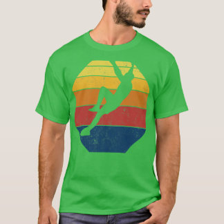 Rock Climbing Climber Bouldering Vintage T-Shirt