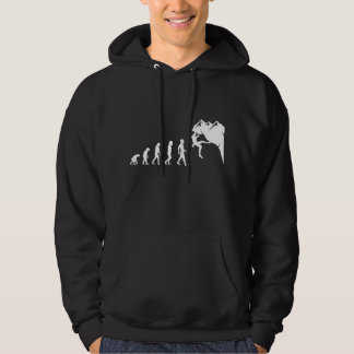 Rock Climbing For Rock Climber Funny Evolution s Hoodie
