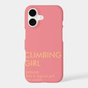 Rock Climbing girl trendy gift for her 
