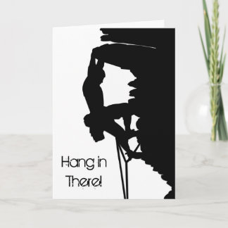 Rock Climbing Greeting Card