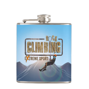 Rock Climbing Hip Flask