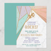 Rock Climbing Invitation