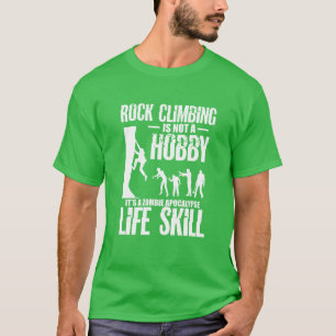 Rock Climbing Is Not A Hobby Rock Climber retro T-Shirt