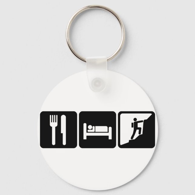 Rock Climbing Key Ring (Front)