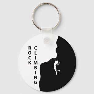 Rock climbing key ring