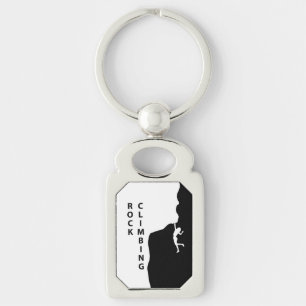 Rock climbing key ring