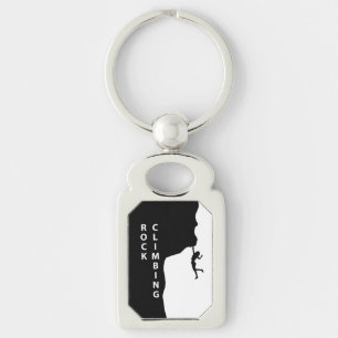 Rock climbing key ring