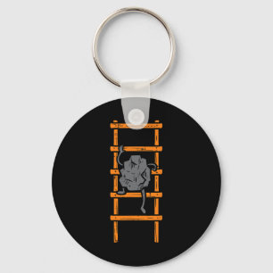 Rock Climbing Ladder Funny Climber Bouldering Kids Key Ring