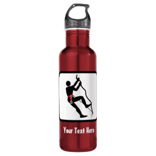 Rock Climbing Logo -- Customisable 710 Ml Water Bottle