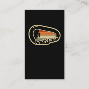 Rock Climbing Outdoor Carabiner Mountain Climber Business Card