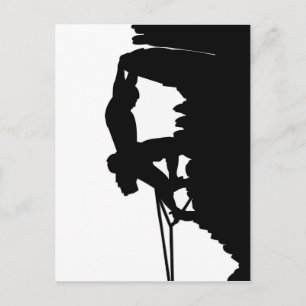 Rock Climbing Postcard
