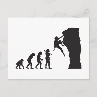 Rock Climbing Postcard