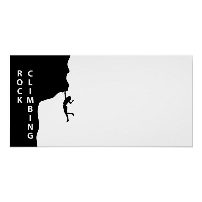 Rock climbing poster (Front)
