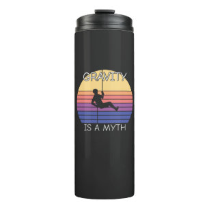 Rock Climbing Retro Vintage Thermal Tumbler