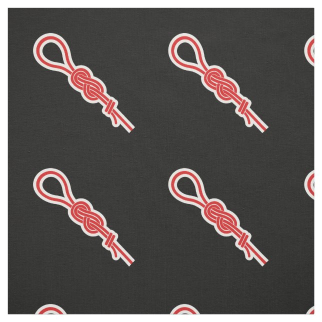 Rock climbing rope and knot fabric (Swatch)