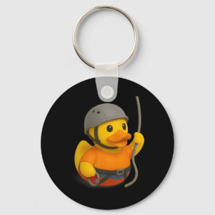 Rock Climbing Rubber Duck Climber Ducky Duckie Key Ring
