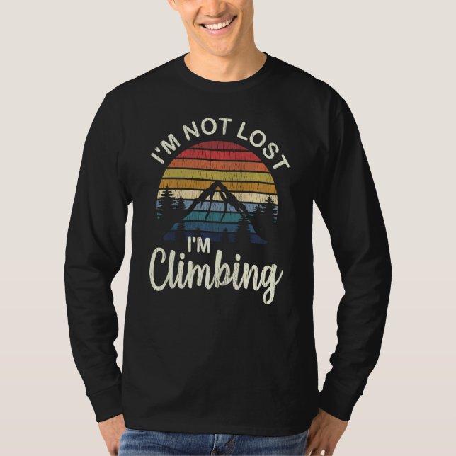 Rock Climbing Shirt Mountain Climber  Climbing (Front)