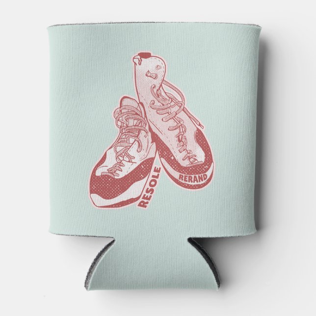 Rock climbing shoes resole can cooler (Front)