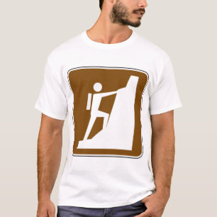 Rock Climbing Symbol Sign T-Shirt