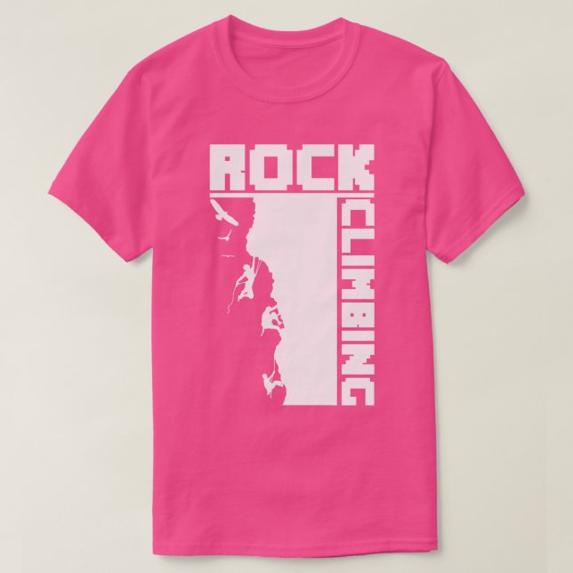Rock Climbing T-Shirt (Design Front)