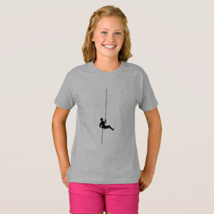 Rock Climbing T-Shirt Climber Rope Mountain Climb